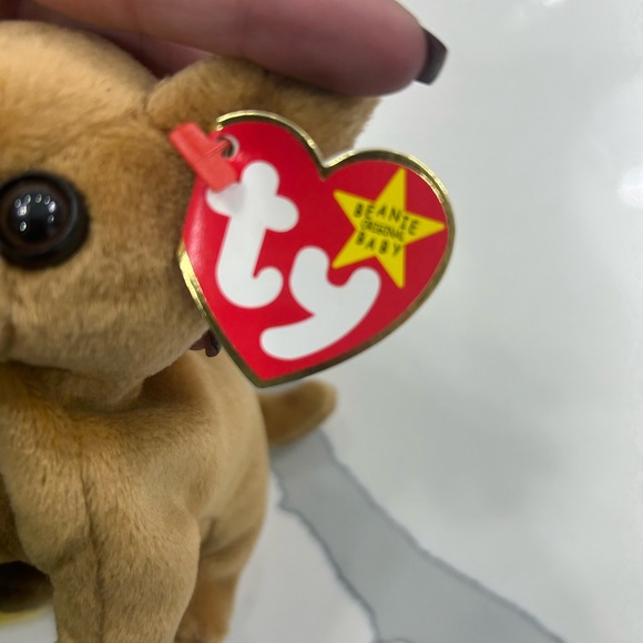 Rare Beanie Babie Tiny with date and spelling errors - Picture 2 of 5